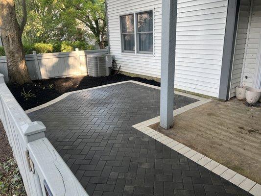 Paver patio