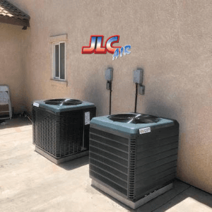 (2) 3 ton Evcon condenser install in Palmdale, CA.