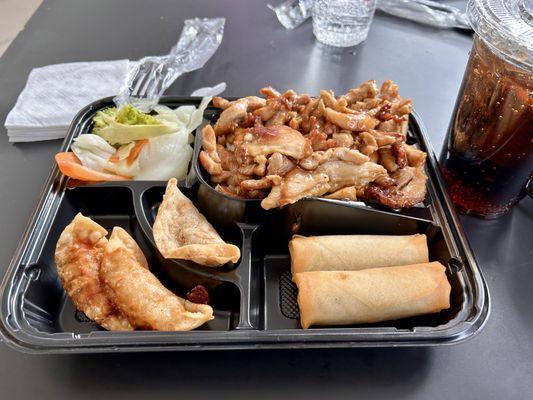 Chicken Bento Box - $10.99 plus tax.