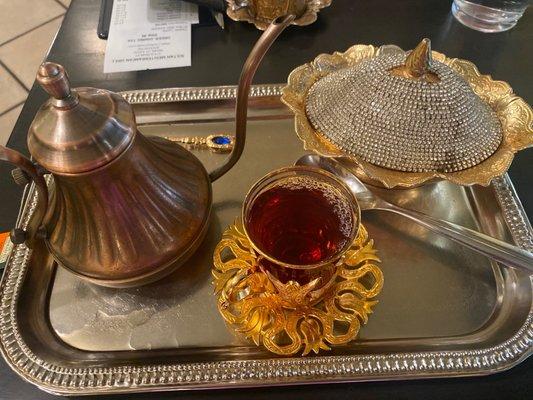 Tea service.