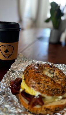 Breakfast is served! Come try the best breakfast sandwich in town!