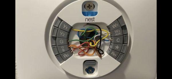 HVAC controller replacement on NEST