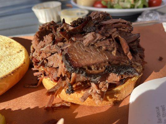 Brisket yumminess!!! Happy, happy!