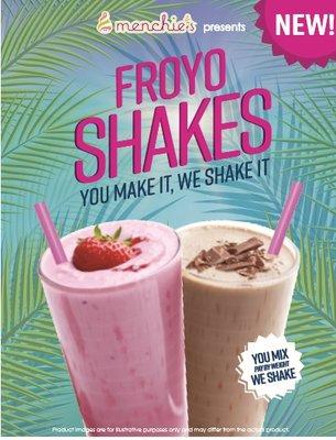 We now can do shakes, come make your own blends.