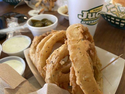 Killer onion rings