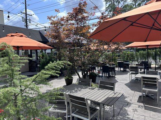 Outside dining patio