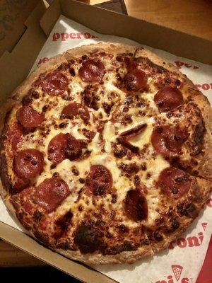 Medium Pepperoni with extra cheese