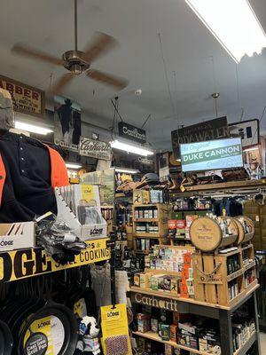 Interior of general store