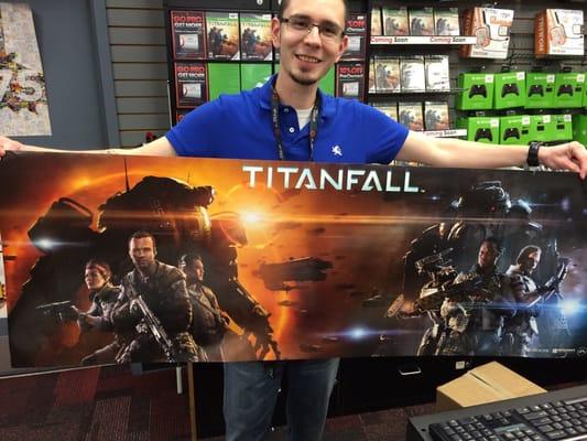 Picking up TitanFall and the free poster!