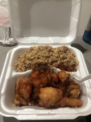 Orange Chicken w/Fried Rice