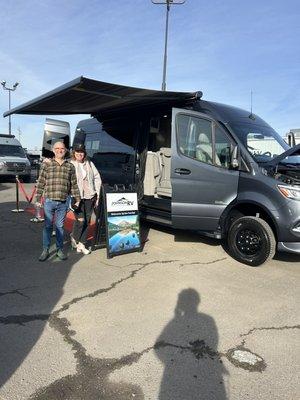 Taking Delivery of our new Mercedes Sprinter Van