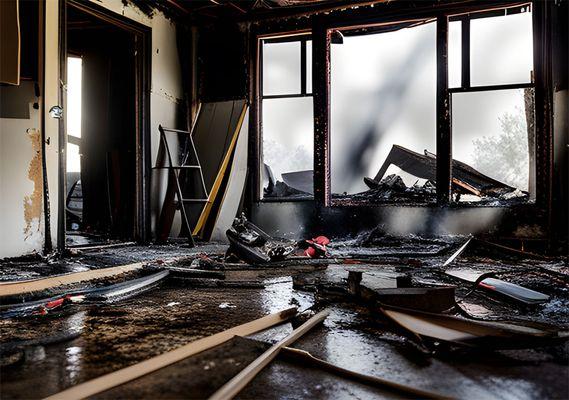 Fire Damage, water damage, storm damage, mold, we take care of it all.