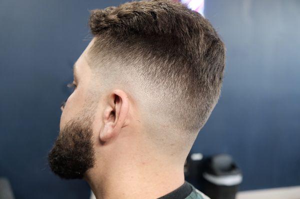 Classic razor fade