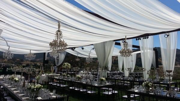 Trussing Wedding Set Up