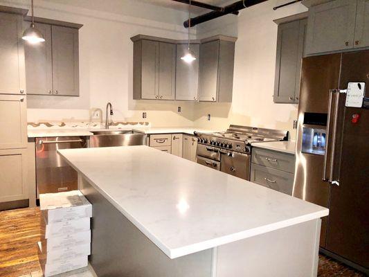 Borghini Extra Quartz on a bostonian kitchen!