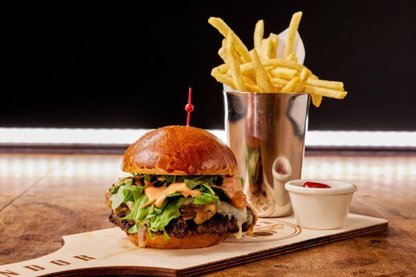 Spoil yourself with one of our Provençale Burgers