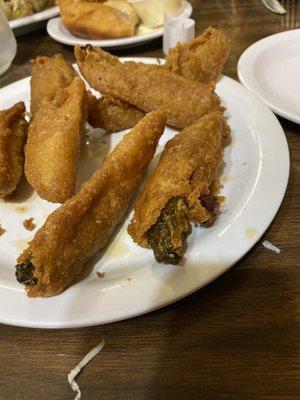 Refried, fried pickles