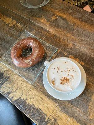 Doughnut and chai