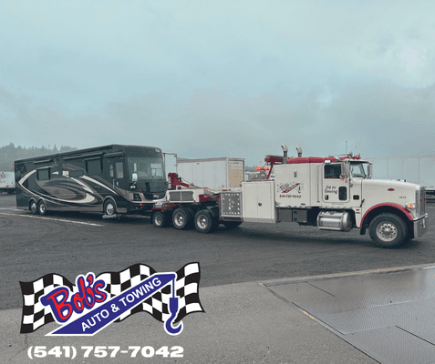 Need a reliable and trustworthy service for RV towing of all sizes? Look no further! Contact us today for all your towing needs.