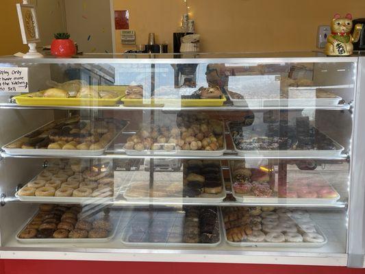 Display Vase of Donuts