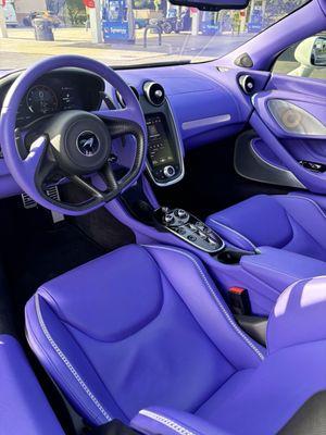 Purple interior