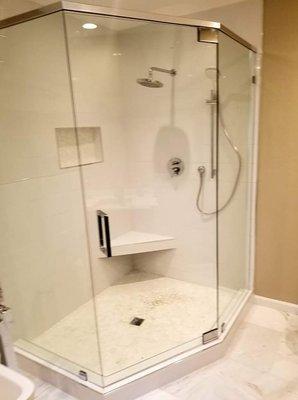 Neo angle shower