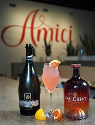 The Amici 75 is our top-selling cocktail - come try one for yourself!