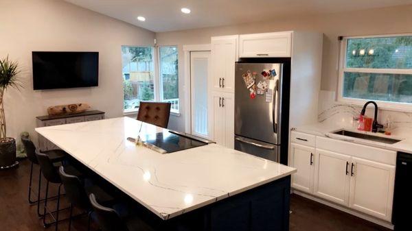 Remodeled kitchen