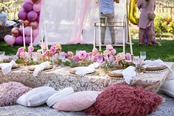 Luxury picnic set up for my 30th birthday!