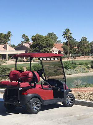 Rosie our new golf cart from Cubers.