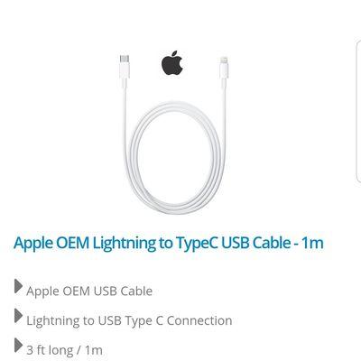 Apple Iphone 12 Series Type C Charging Cable $25.00