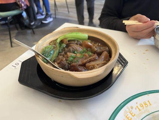 Beef Brisket Clay Pot Rice