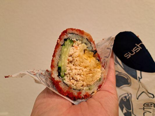 Sumo Crunch sushi burrito from Sushirrito