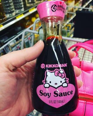 Kikkoman Hello Kitty Soy Sauce! So kawaii!!