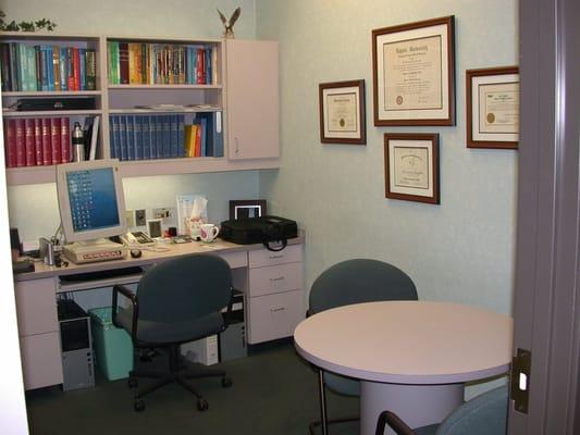 Doctor's Private Office and Consultation Area