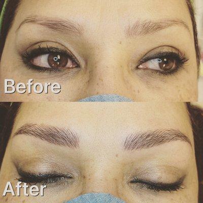 Eyebrow Microblading