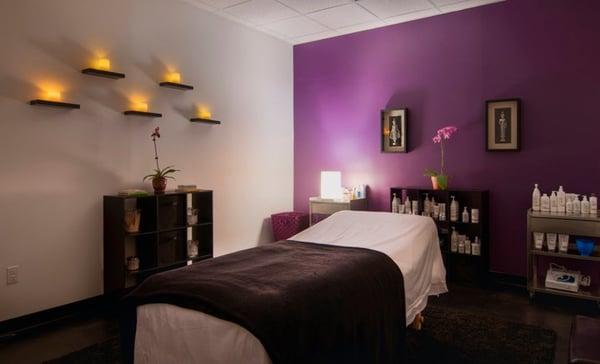 One of our fabulous treatment rooms. The "Indigo Room"