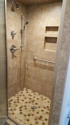 custom shower