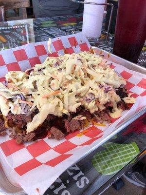 Frito pie with brisket