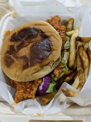 Buffalo chicken sandwich