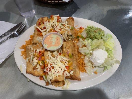 Crispy Yucatan Flautas - 5/5 stars, so many amazing flavors!