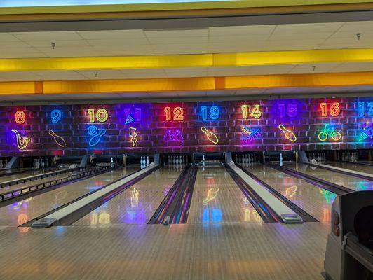 Updated bowling alley