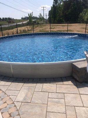 Patio and another pool