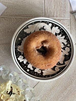 Cinnamon sugar donut from Donut Run