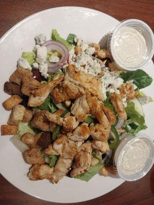 Gorganzola Salad, $14 with grilled Chicken +$5.