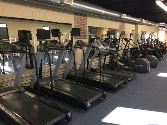 We offer a full line of cardio equipment