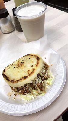 Una deliciosa arepa!