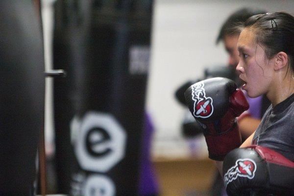 Kickboxing is our introduction to Muay Thai