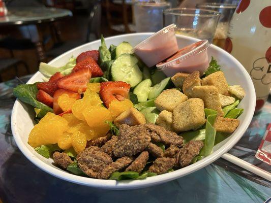 Strawberry and Pecan Salad