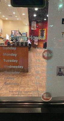 Store hours